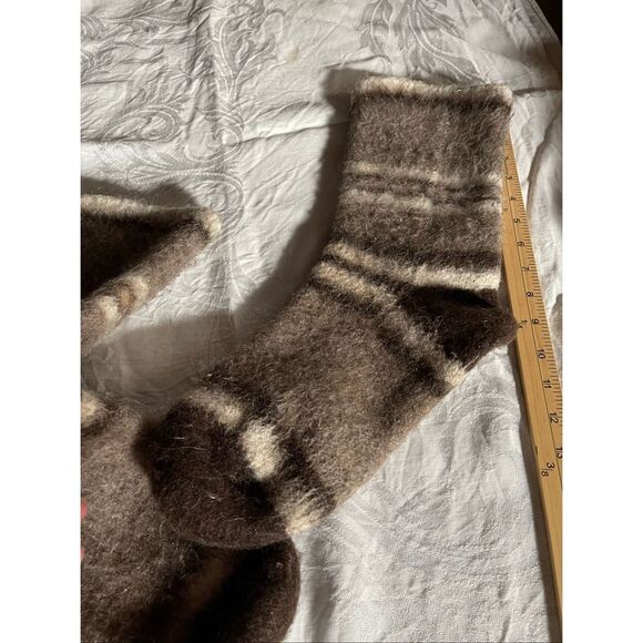 Vintage Icelandic wool thick mukluk liners boot liners ski lodge slippers. No si - Picture 7 of 8